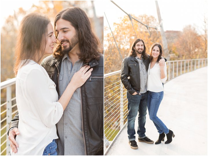 Downtown Greenville SC engagement session