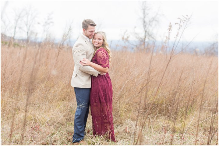 engagement session in the South Carolina mountains