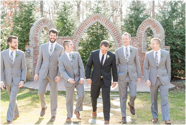formal groomsmen south carolina wedding