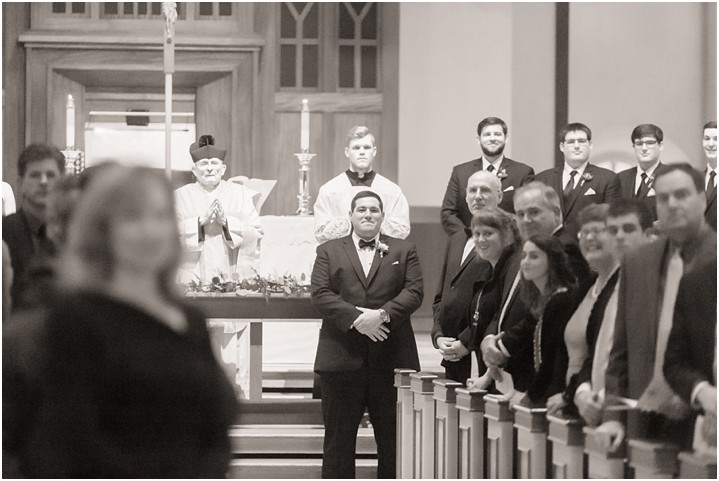 groom reaction daniel chapel processional