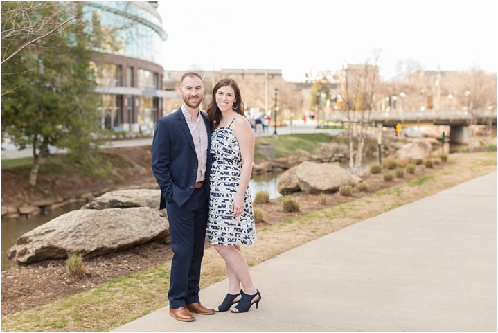 Downtown Greenville Engagement session