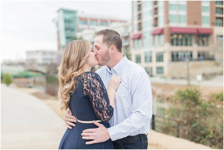 Downtown Greenville Engagement photography