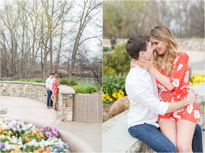 downtown Greenville, South Carolina engagement ryan and alyssa photography