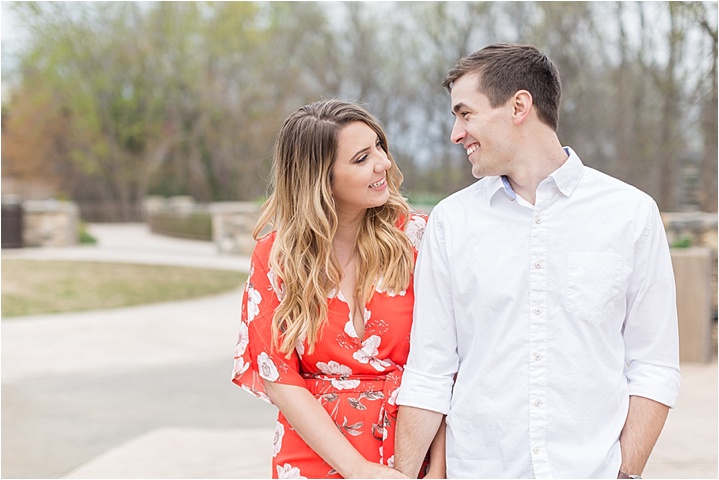 downtown Greenville, South Carolina engagement photography