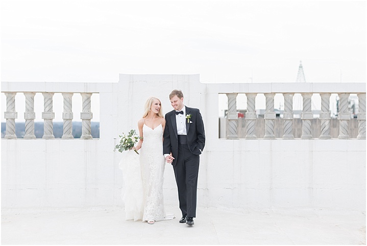 downtown rooftop southern wedding