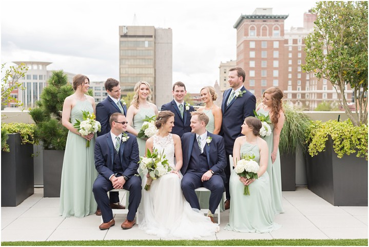 Sage Avenue Rooftop Wedding in Downtown Greenville