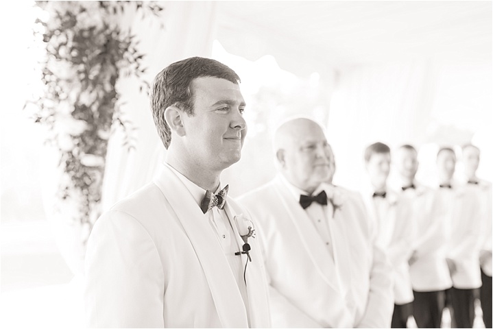 groom reaction spartanburg wedding