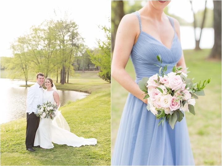 bright country club wedding photography