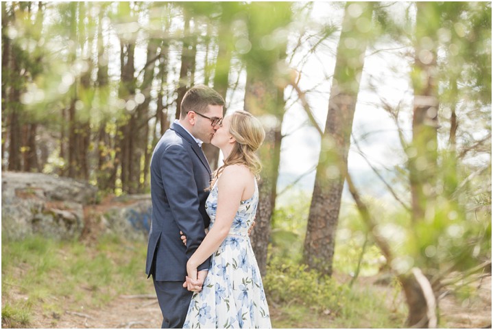 South Carolina mountain engagement photography