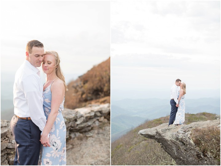 Mountaintop Asheville, North Carolina engagement ryan and alyssa photography