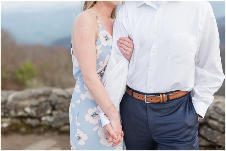 Light airy Asheville, North Carolina engagement