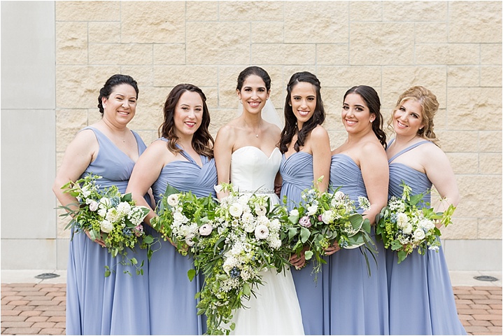 lavender bridal party spring wedding ryan and alyssa photography