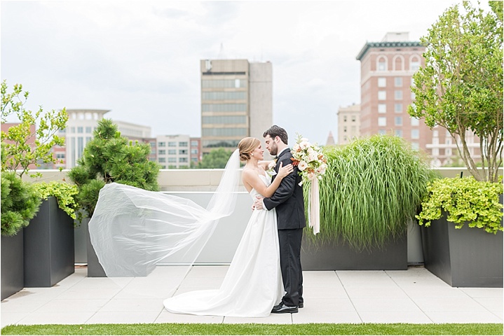 rooftop bride and groom portraits ryan and alyssa photography