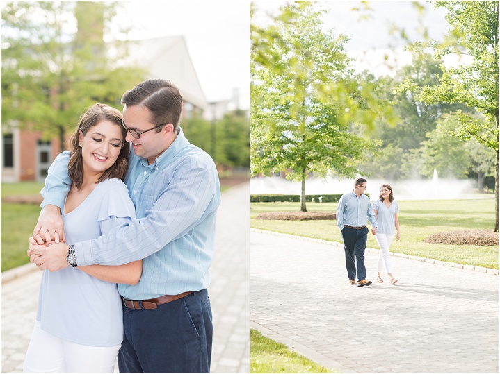 Greenville, SC engagement ryan and alyssa photography