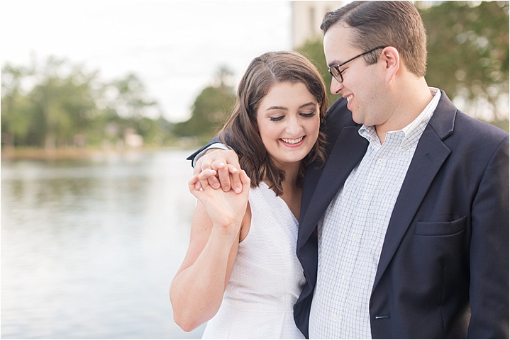 light bright Greenville, SC engagement photography