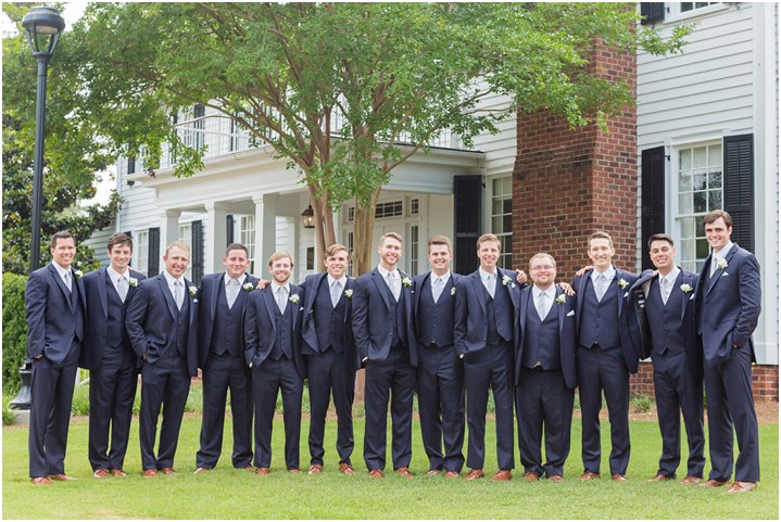 groomsmen summer southern wedding photography