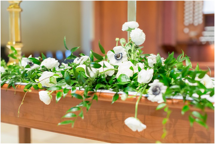 light and airy floral decor ryan and alyssa photography