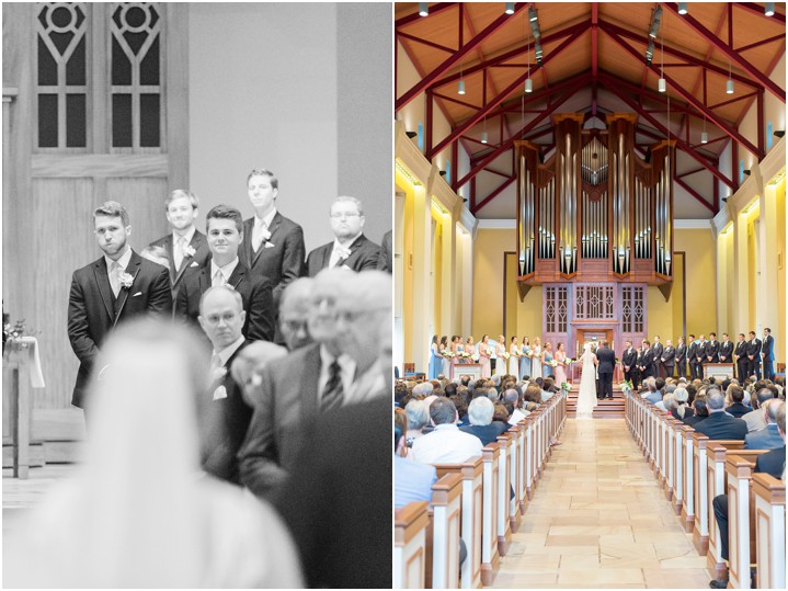 traditional christian ceremony furman chapel
