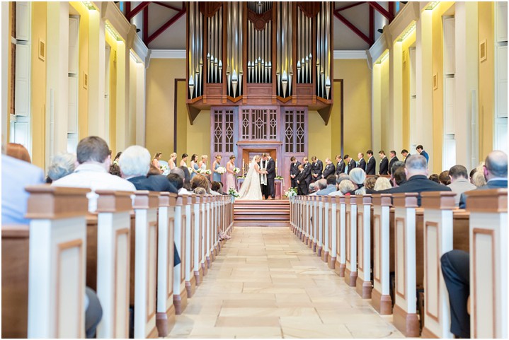 timeless furman university chapel ceremony ryan and alyssa photography