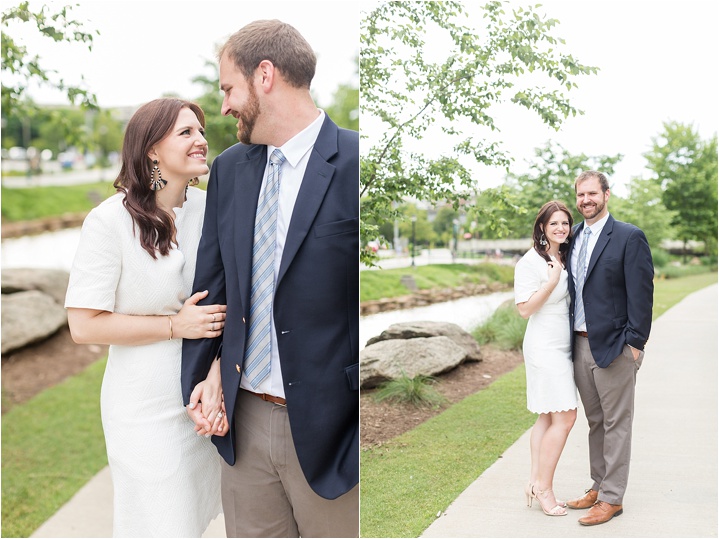 Downtown Greenville, South Carolina engagement photography