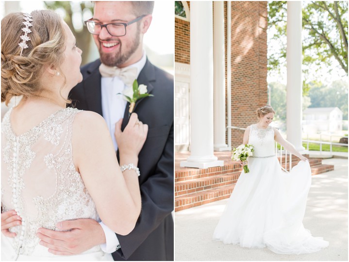 light and airy southern bridal portraits