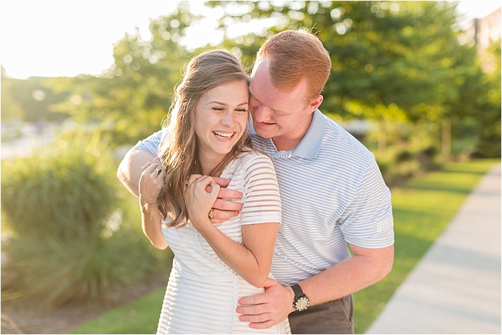 Downtown Greenville, South Carolina engagement session
