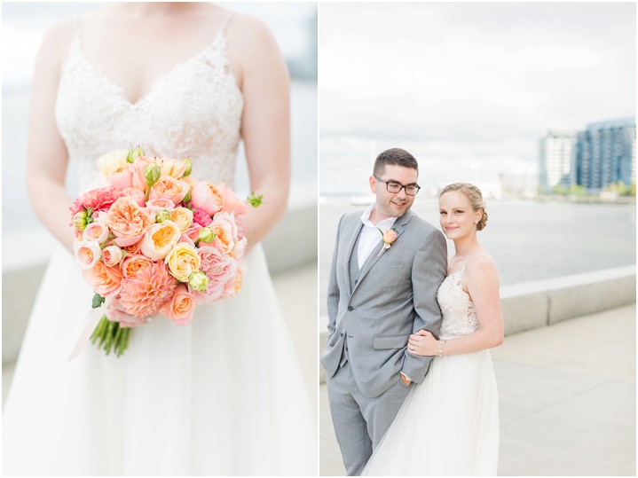 bright florals boston MA wedding ryan and alyssa photography