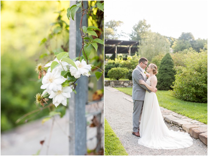 light and airy bride and groom garden portraits ryan and alyssa photography