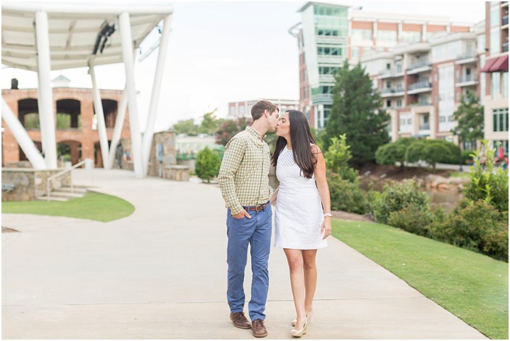 Downtown Greenville, South Carolina engagement session
