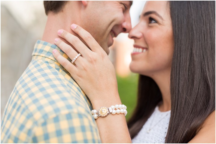 light airy Downtown Greenville, South Carolina engagement