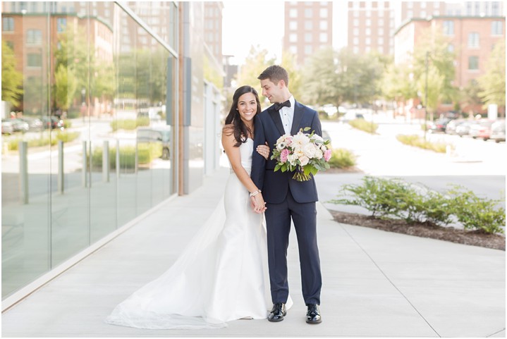 downtown southern wedding bride and groom ryan and alyssa photography