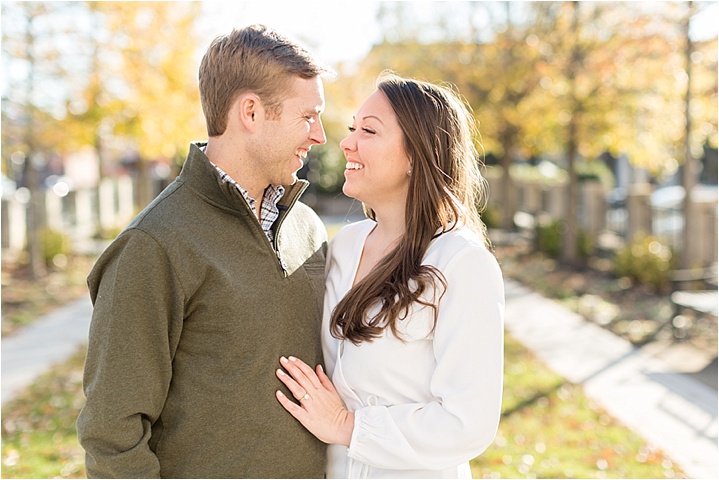 Greenville, SC downtown engagement session