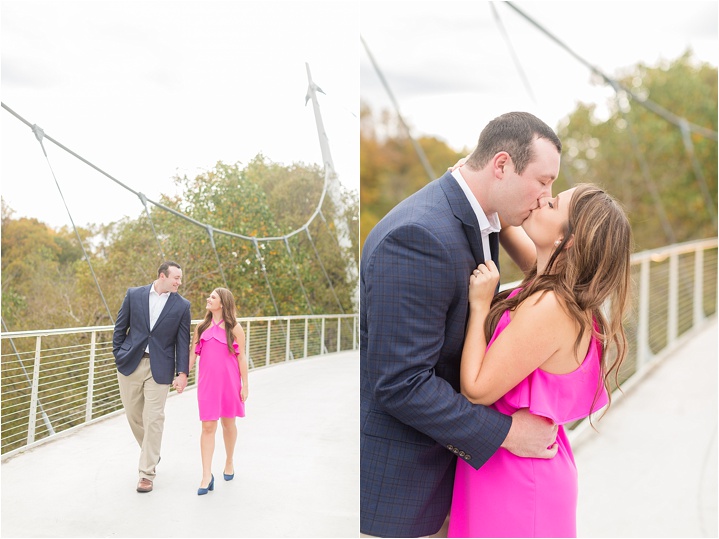 urban Downtown Greenville, SC engagement session