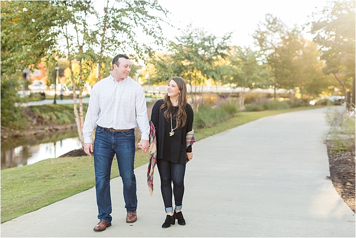 Downtown Greenville, SC engagement session