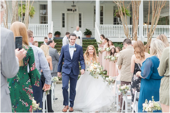 Charleston wedding venue ceremony exit