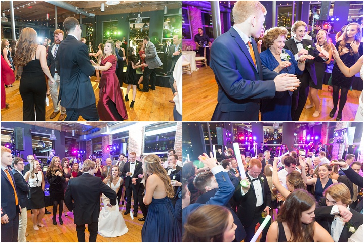 Huguenot Loft wedding reception dance floor