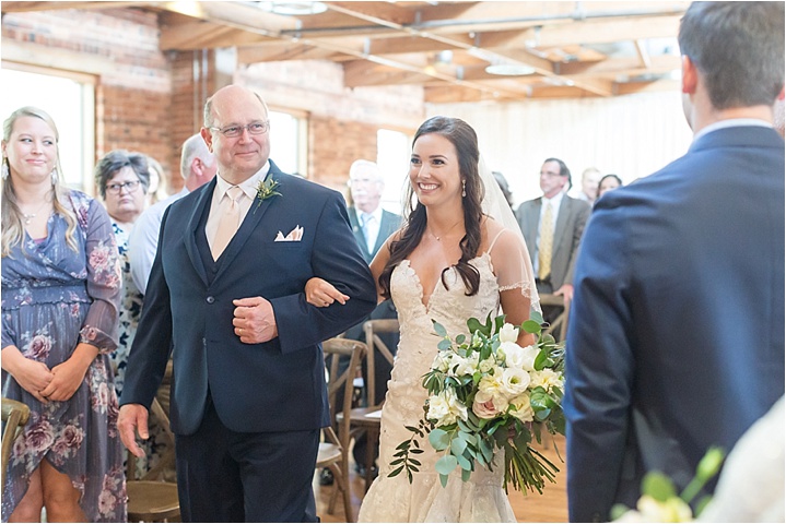 huguenot loft ceremony father of the bride processional