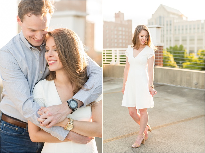  downtown greenville, sc engagement session