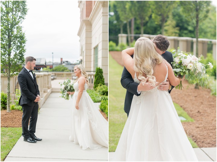emotional first look by ryan and alyssa photography
