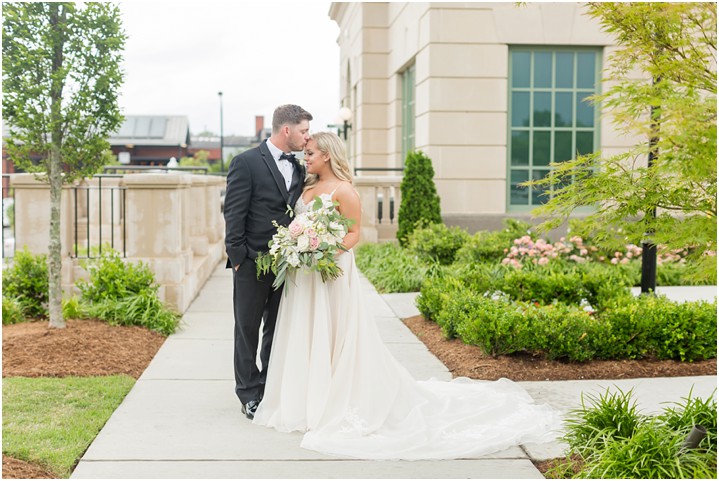 bride and groom southern spring wedding portraits by ryan and alyssa