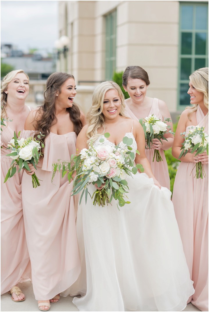 candid bridal party photos greenville sc
