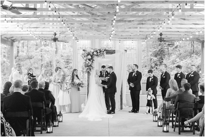 outdoor ceremony lions gate by ryan and alyssa photography