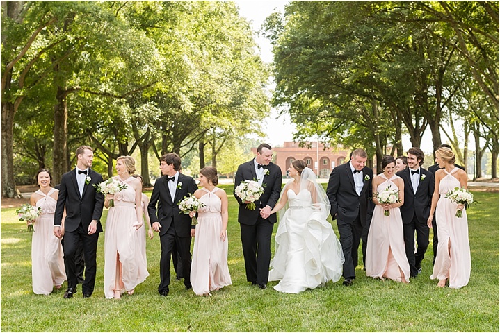 light and airy photography bridal party 