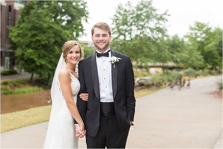 formal outdoor bride and groom with ryan and alyssa photography