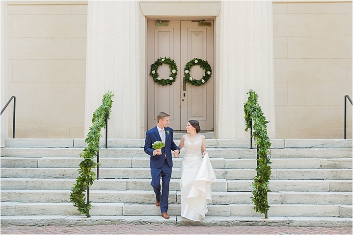 old medical college bride and groom portraits