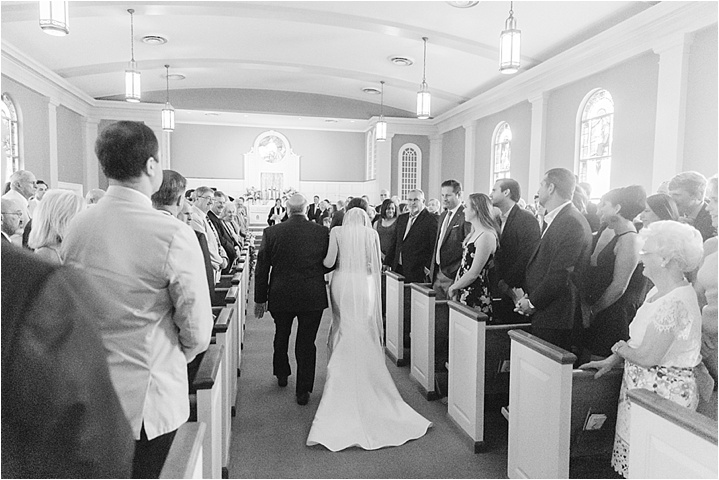 processional at south carolina ceremony by ryan and alyssa photography