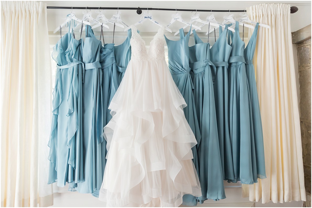 dusty blue bridesmaid dresses atlanta wedding
