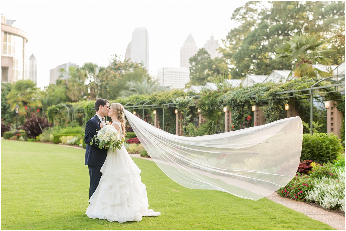 floating veil bride and groom wedding ryan and alyssa photography