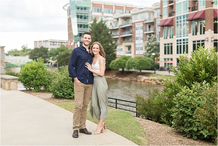urban greenville engagement session