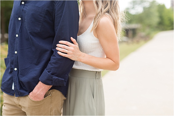 light airy downtown greenville engagement